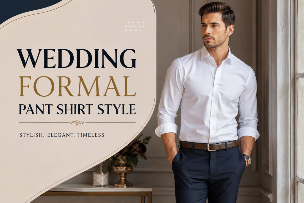 Wedding Formal Pant Shirt Style