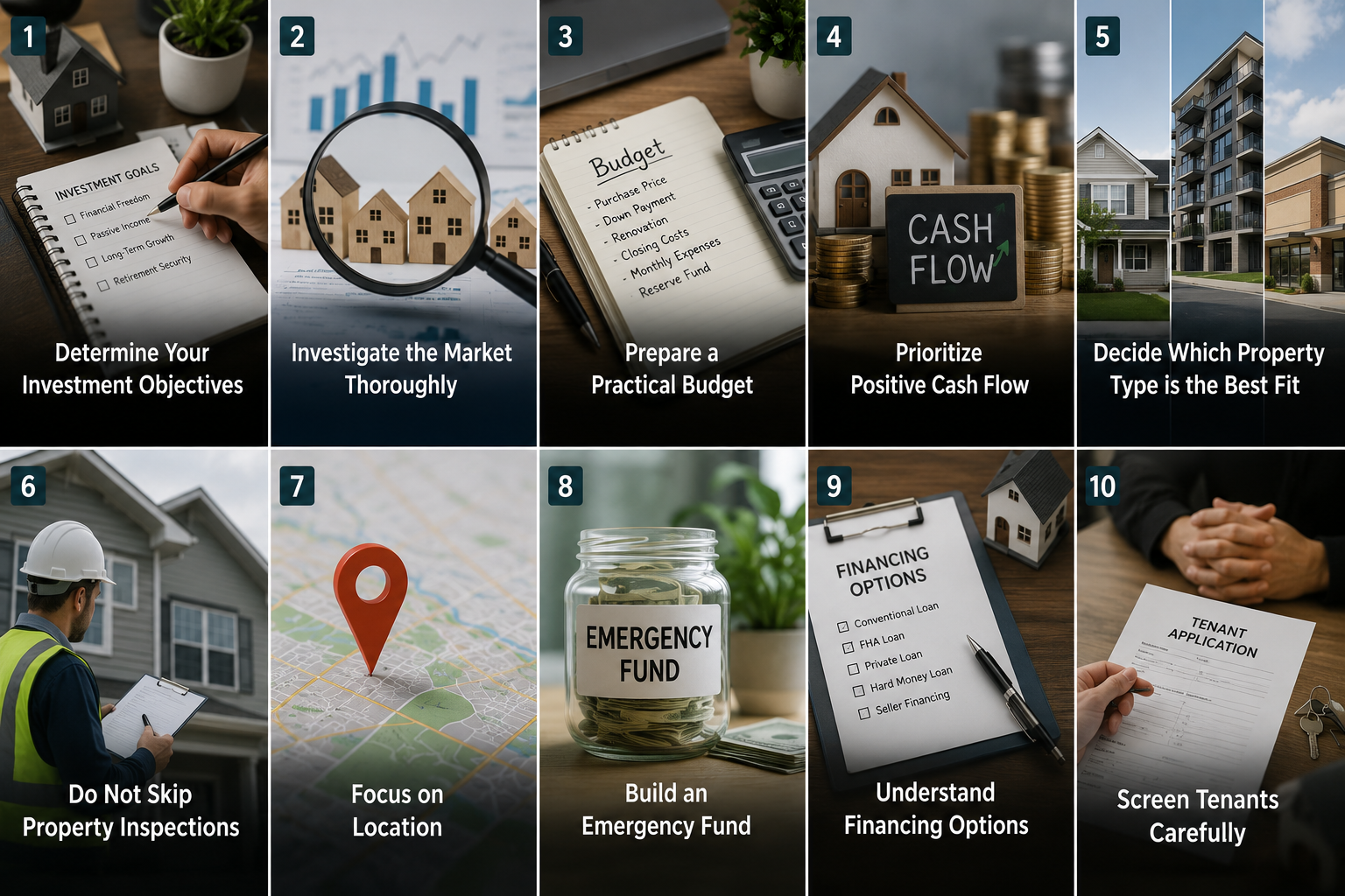 Top 10 Real Estate Investing Tips