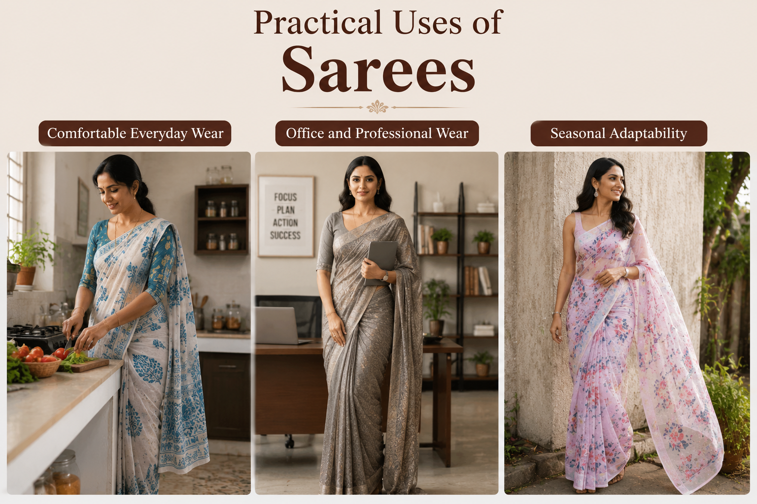 Practical Uses of Sarees