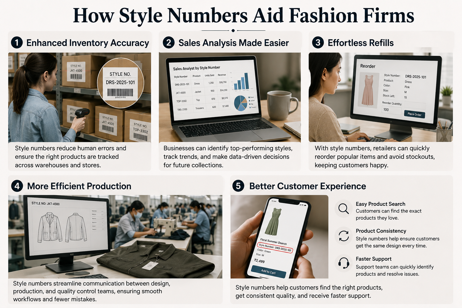 How Style Numbers Aid Fashion Firms