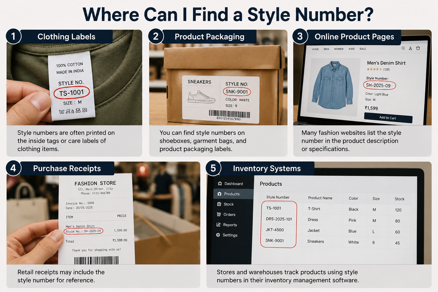 Where​‍​‌‍​‍‌ Can I Find a Style Number?