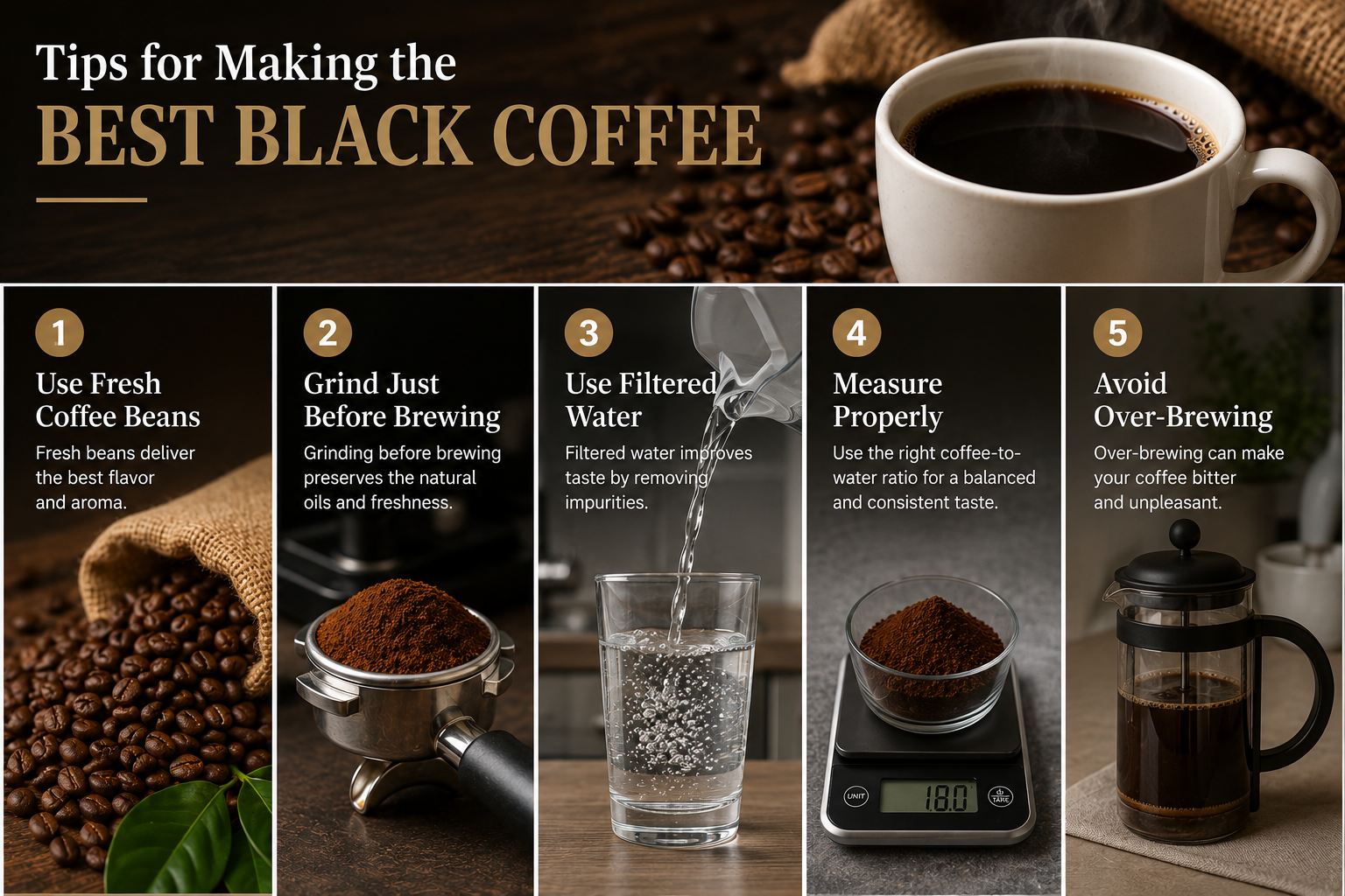 Tips for Making the Best Black Coffee