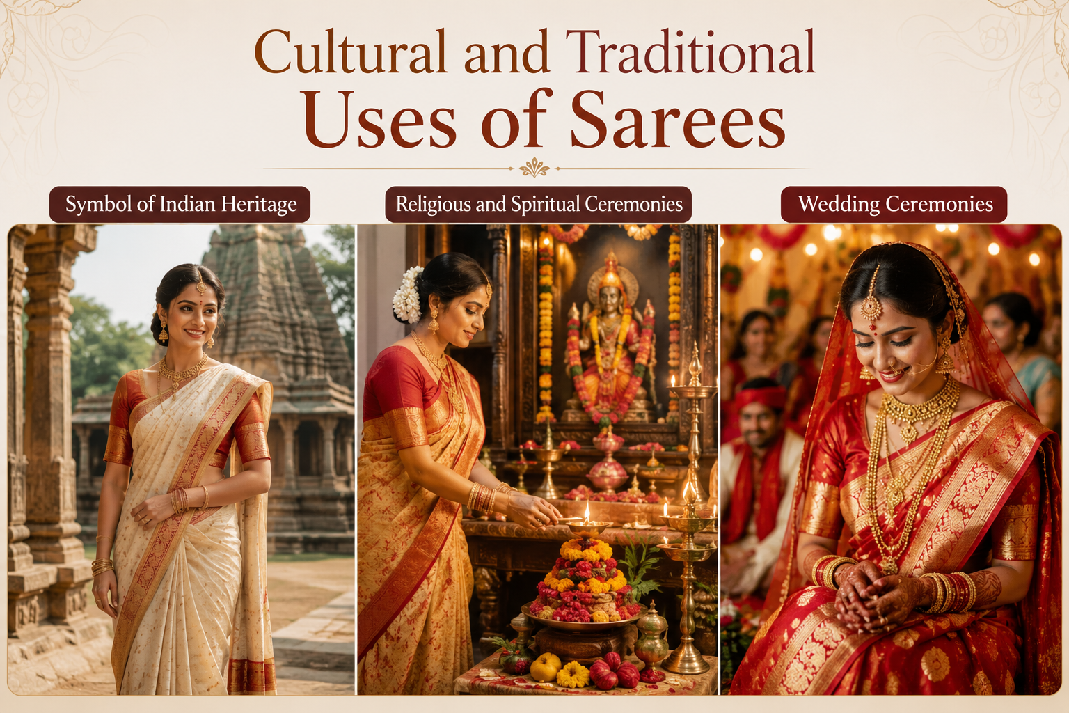 Cultural and Traditional Uses of Sarees