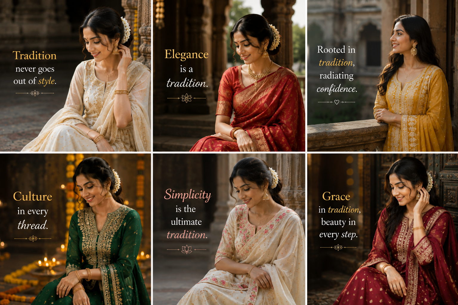 Captions For Traditional Outfit
