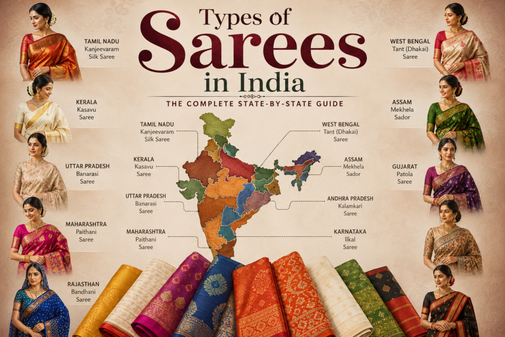 Types of Sarees in India