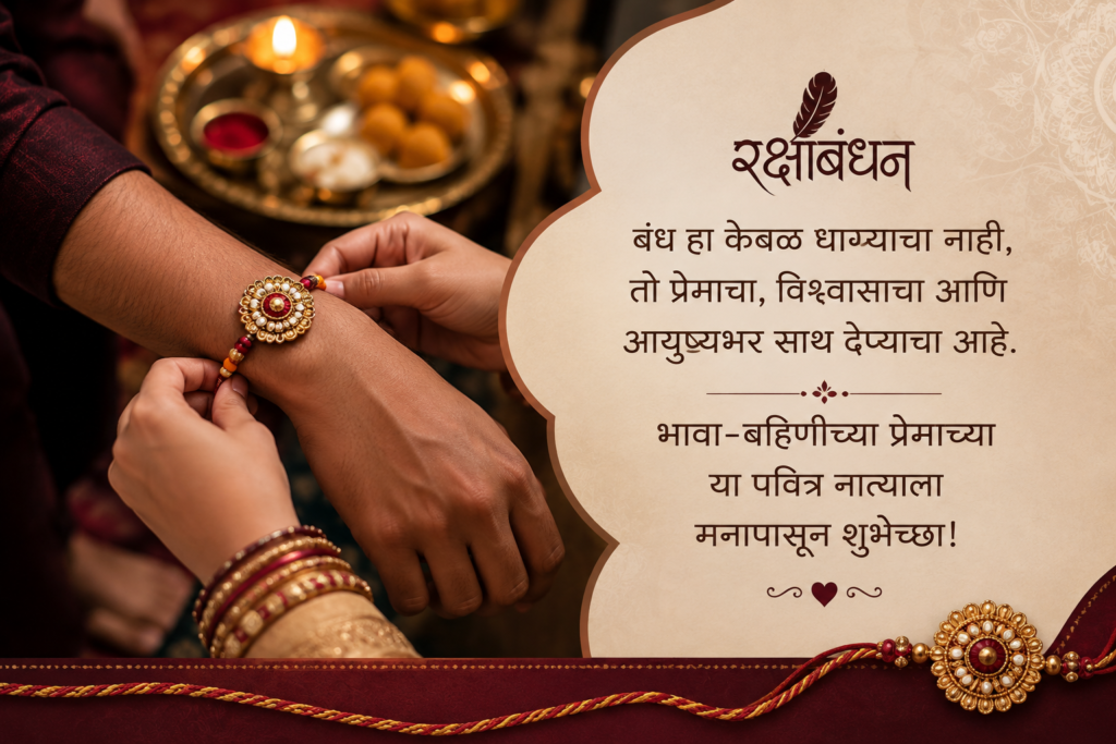 Raksha Bandhan Quotes in Marathi