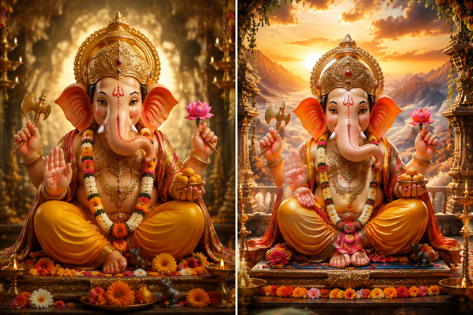 Ganpati Bappa Caption for WhatsApp in Marathi