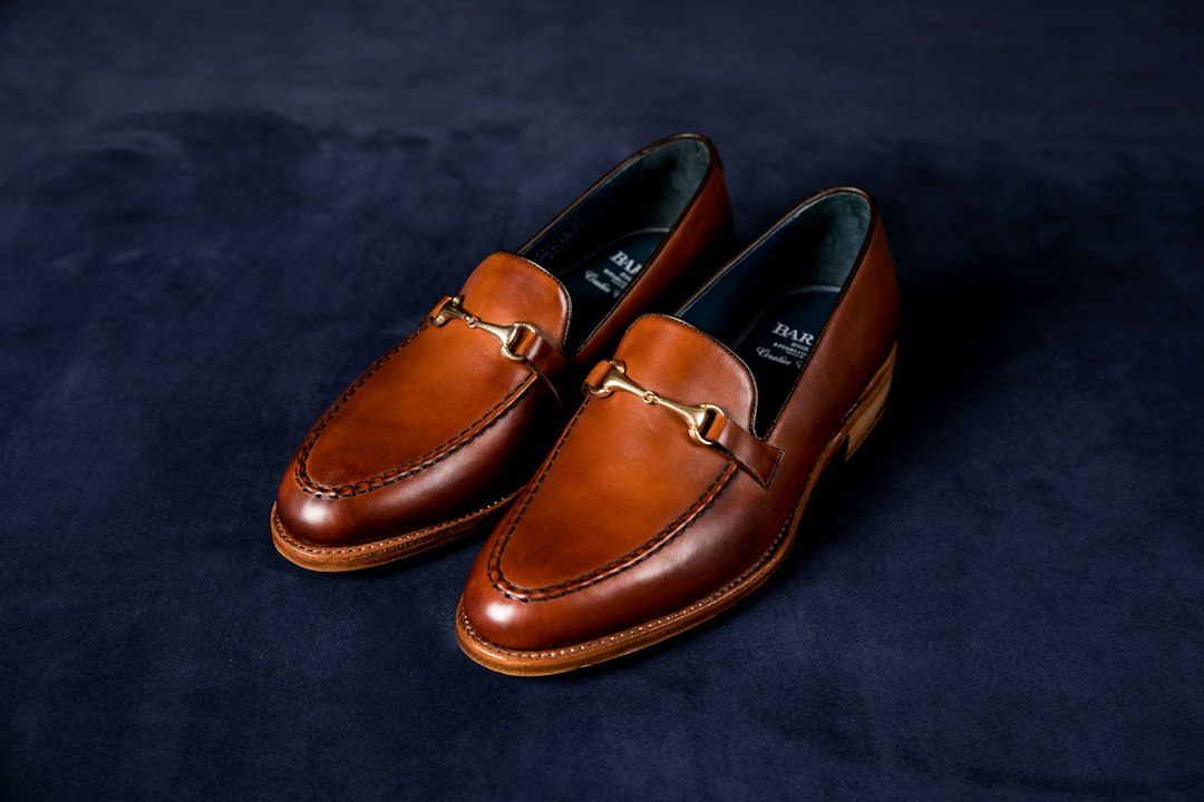 Leather loafers