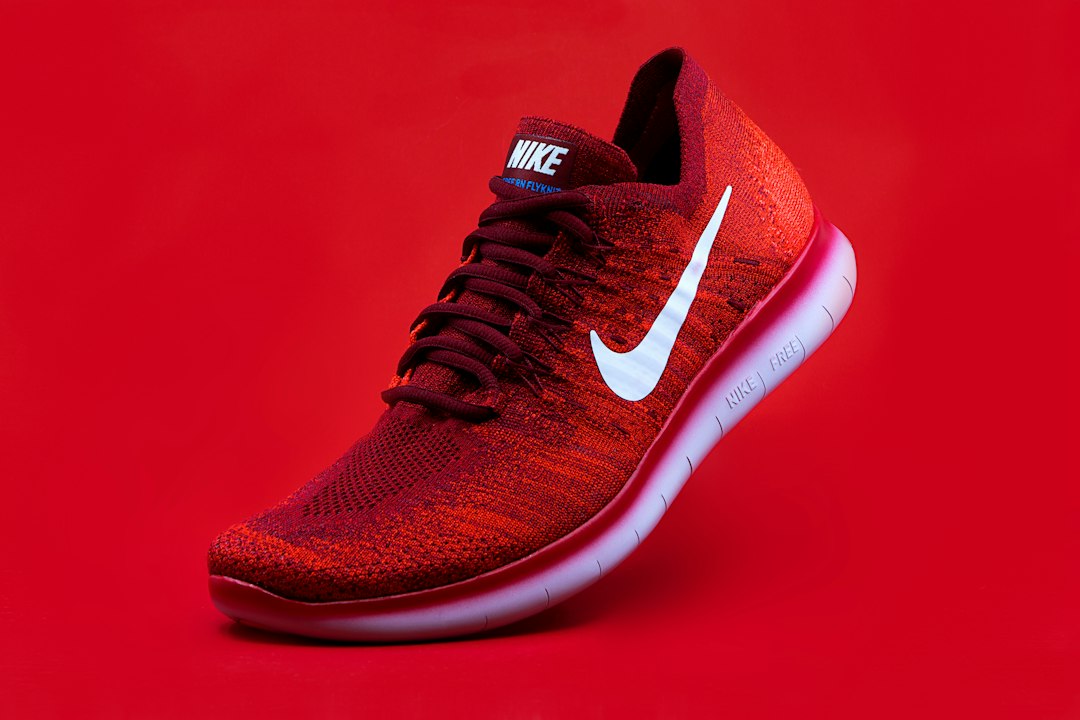Pair of running shoes